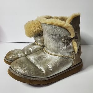 Metallic Bailey Button Ugg Boots